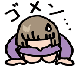 Sticker for timid people sticker #7017580