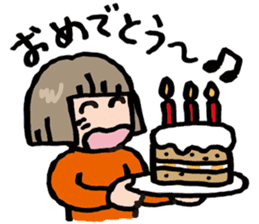 Sticker for timid people sticker #7017588