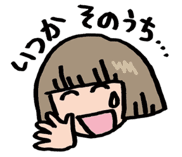 Sticker for timid people sticker #7017595