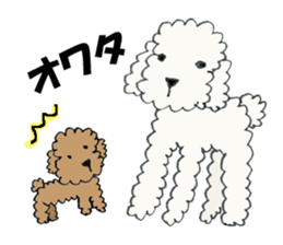 LOVE LOVE Toy poodle sticker #7017733