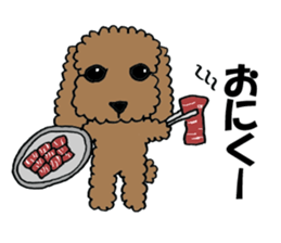 LOVE LOVE Toy poodle sticker #7017737