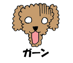 LOVE LOVE Toy poodle sticker #7017744