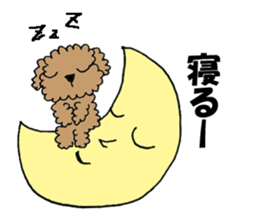 LOVE LOVE Toy poodle sticker #7017757