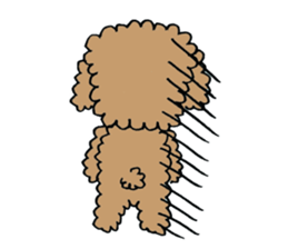 LOVE LOVE Toy poodle sticker #7017760