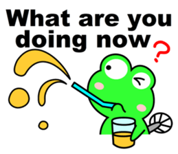 frog everyday (tamakero) sticker #7018141