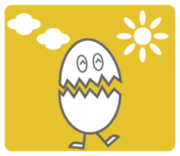 Go egg! sticker #7018292