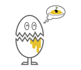 Go egg! sticker #7018304