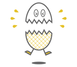 Go egg! sticker #7018316
