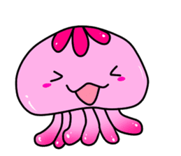 cute jellyfish kuragen sticker #7018369