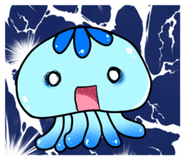 cute jellyfish kuragen sticker #7018370