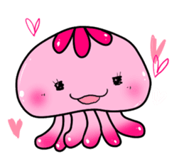 cute jellyfish kuragen sticker #7018372