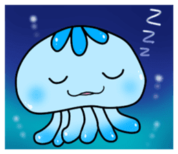 cute jellyfish kuragen sticker #7018373