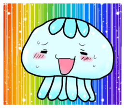 cute jellyfish kuragen sticker #7018376