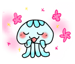 cute jellyfish kuragen sticker #7018379