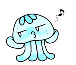 cute jellyfish kuragen sticker #7018380