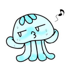 cute jellyfish kuragen sticker #7018380