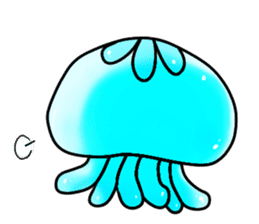 cute jellyfish kuragen sticker #7018389