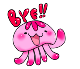cute jellyfish kuragen sticker #7018401