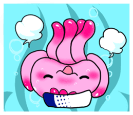 cute jellyfish kuragen sticker #7018403