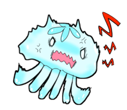 cute jellyfish kuragen sticker #7018404