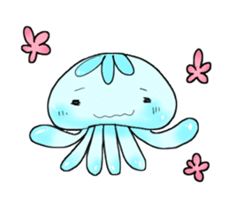 cute jellyfish kuragen sticker #7018407