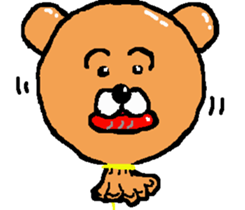 Stuffed bear CHO chan 2 sticker #7018408