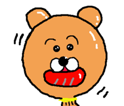 Stuffed bear CHO chan 2 sticker #7018409