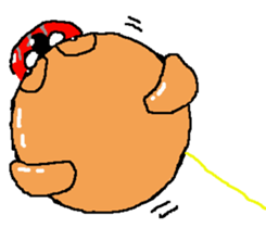 Stuffed bear CHO chan 2 sticker #7018412