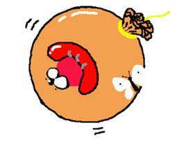 Stuffed bear CHO chan 2 sticker #7018415