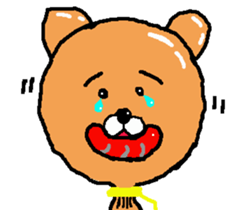 Stuffed bear CHO chan 2 sticker #7018417