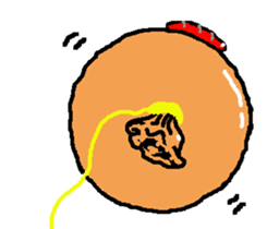 Stuffed bear CHO chan 2 sticker #7018420