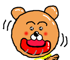 Stuffed bear CHO chan 2 sticker #7018423