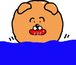 Stuffed bear CHO chan 2 sticker #7018427