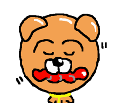 Stuffed bear CHO chan 2 sticker #7018433