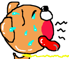 Stuffed bear CHO chan 2 sticker #7018435