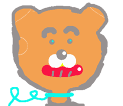 Stuffed bear CHO chan 2 sticker #7018440