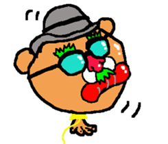 Stuffed bear CHO chan 2 sticker #7018445