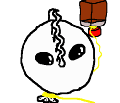 Stuffed bear CHO chan 2 sticker #7018446