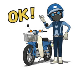 Rider! Let's go forever. sticker #7018544