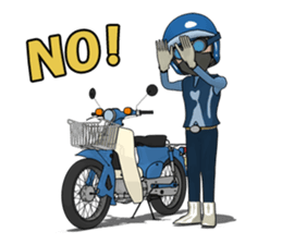 Rider! Let's go forever. sticker #7018545