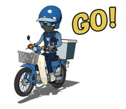 Rider! Let's go forever. sticker #7018558