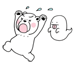 White bear Polvo Summer version sticker #7018935