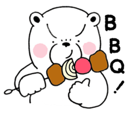 White bear Polvo Summer version sticker #7018939