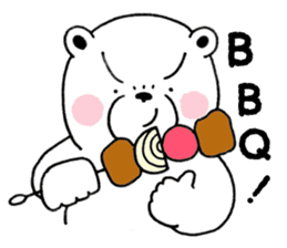 White bear Polvo Summer version sticker #7018939