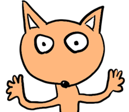 Orange Fox sticker #7019128