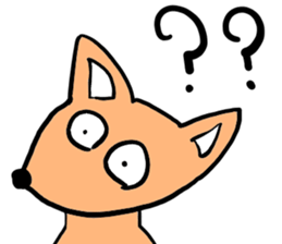 Orange Fox sticker #7019129