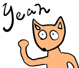 Orange Fox sticker #7019130