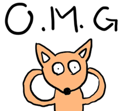 Orange Fox sticker #7019132