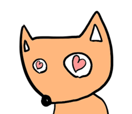 Orange Fox sticker #7019136