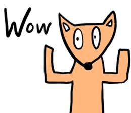 Orange Fox sticker #7019138